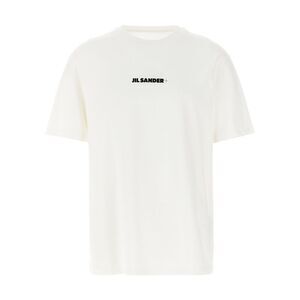 Jil Sander White Cotton Men's T-Shirt